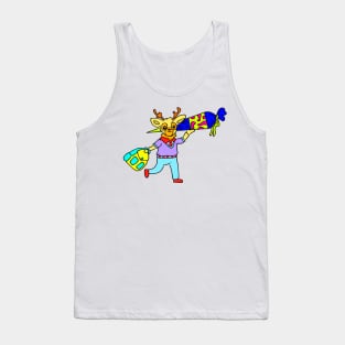 School start of school children school bag Tank Top